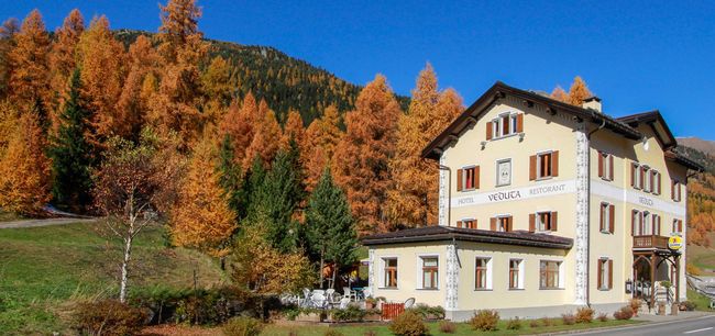 Hotel Veduta Cinuos-Chel Oda fotoğraf