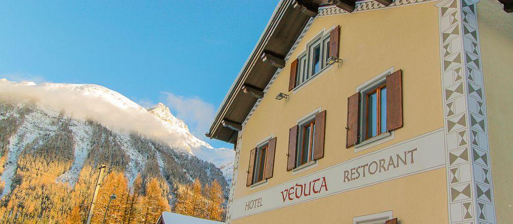 Hotel Veduta Cinuos-Chel Dış mekan fotoğraf